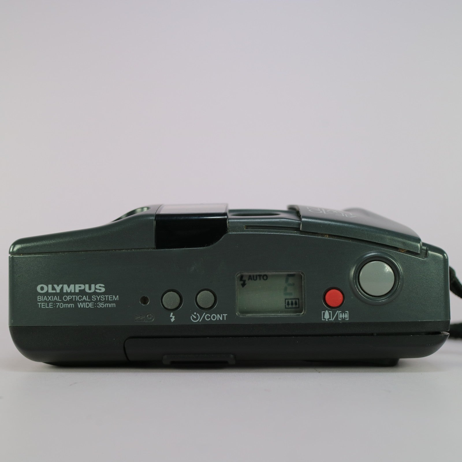 Olympus AF-10 Twin 35mm Film Point and Shoot Camera Grey Tested
