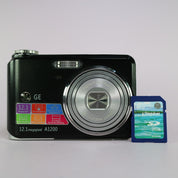 General Electric Digital Camera GE A1200 12.1MP Black Tested