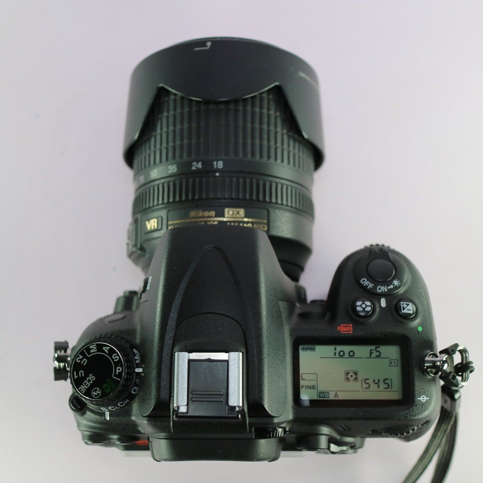 Nikon DSLR D7000 16.2MP Black w/ DX 18-105mm f/3.5-5.6 SWM Tested 584 Actuations