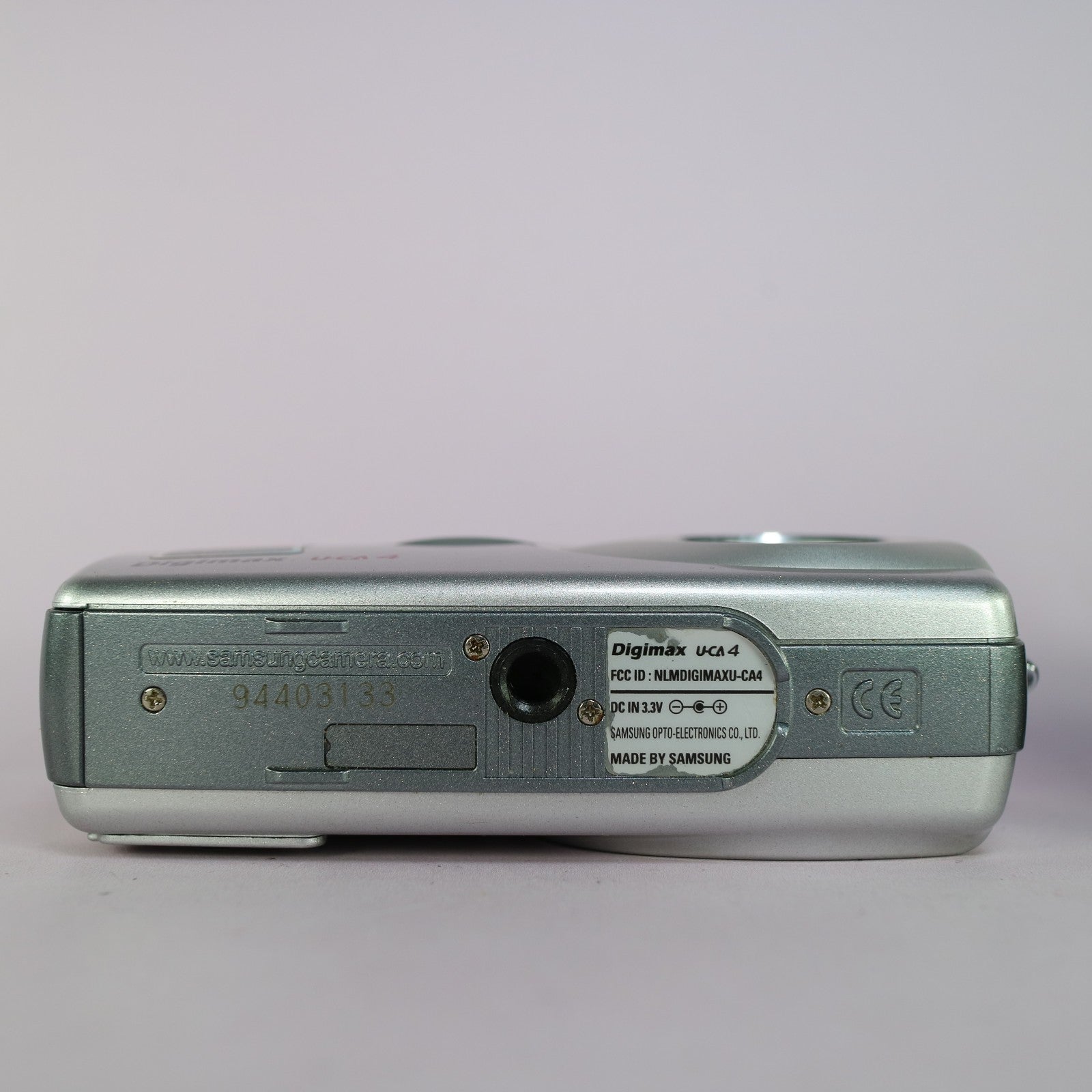 Samsung Digital Camera Digimax U-CA4 4.1MP Silver Tested Full Working Set