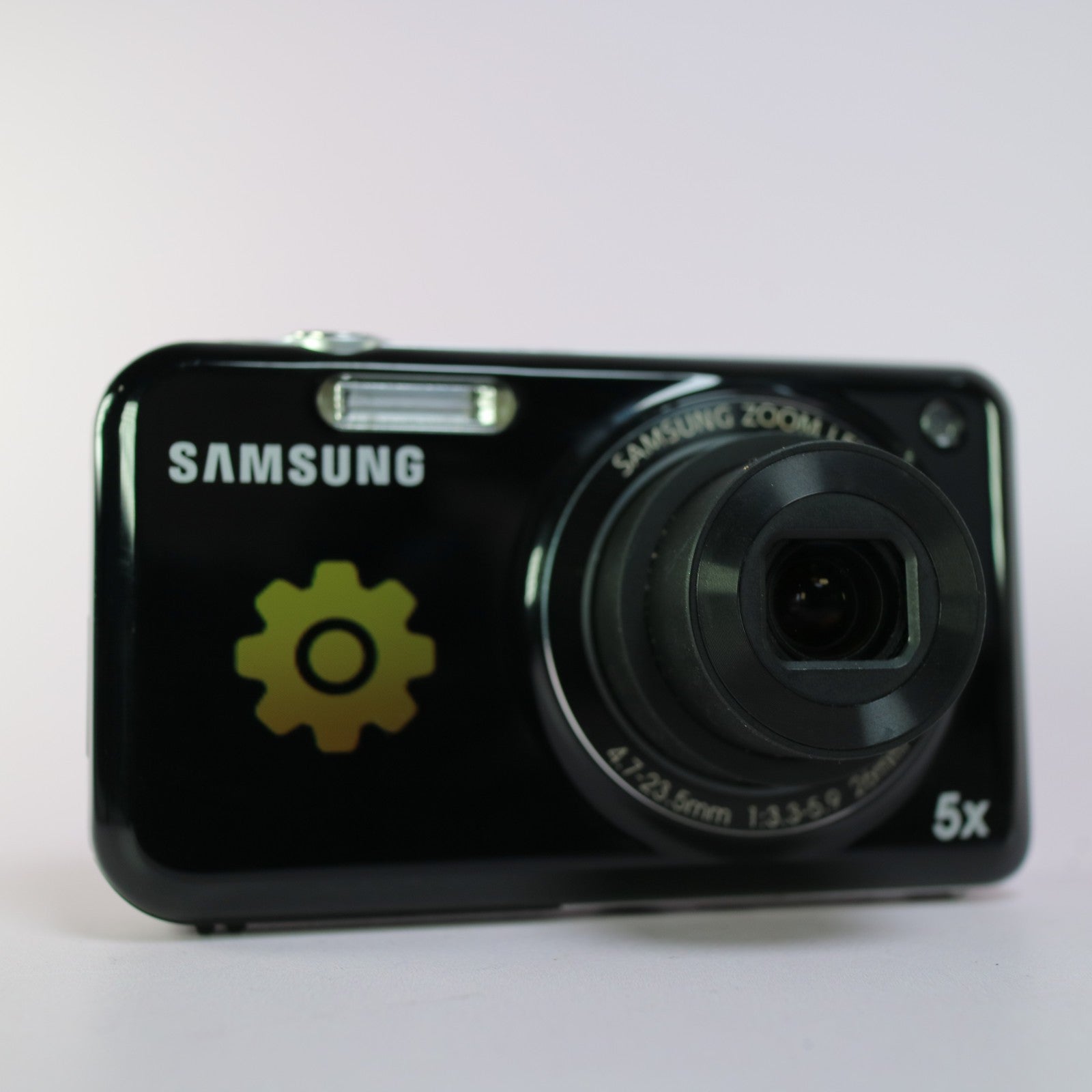 Samsung Digital Camera PL122 14.2MP Selfie Screen Black Tested Full Working Set