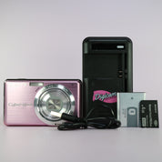 Sony Digital Camera Cybershot DSC-S980 12.1MP Pink Tested Full Working Set