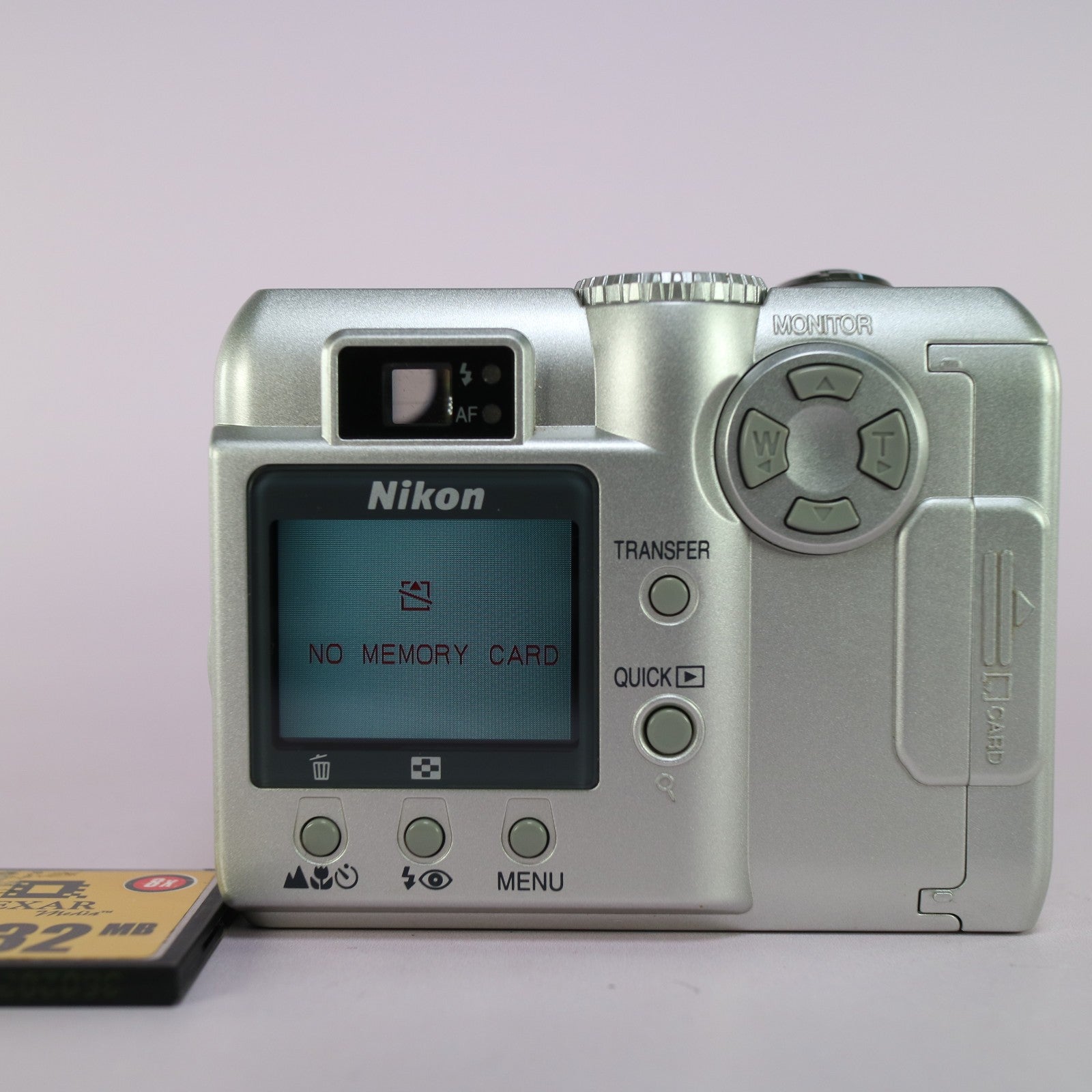 Nikon Digital Camera Coolpix 775 2.1MP Silver Tested