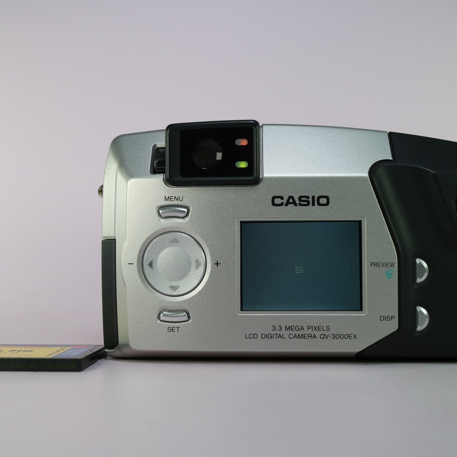 Casio Digital Camera QV-3000EX 3.2MP Silver Tested