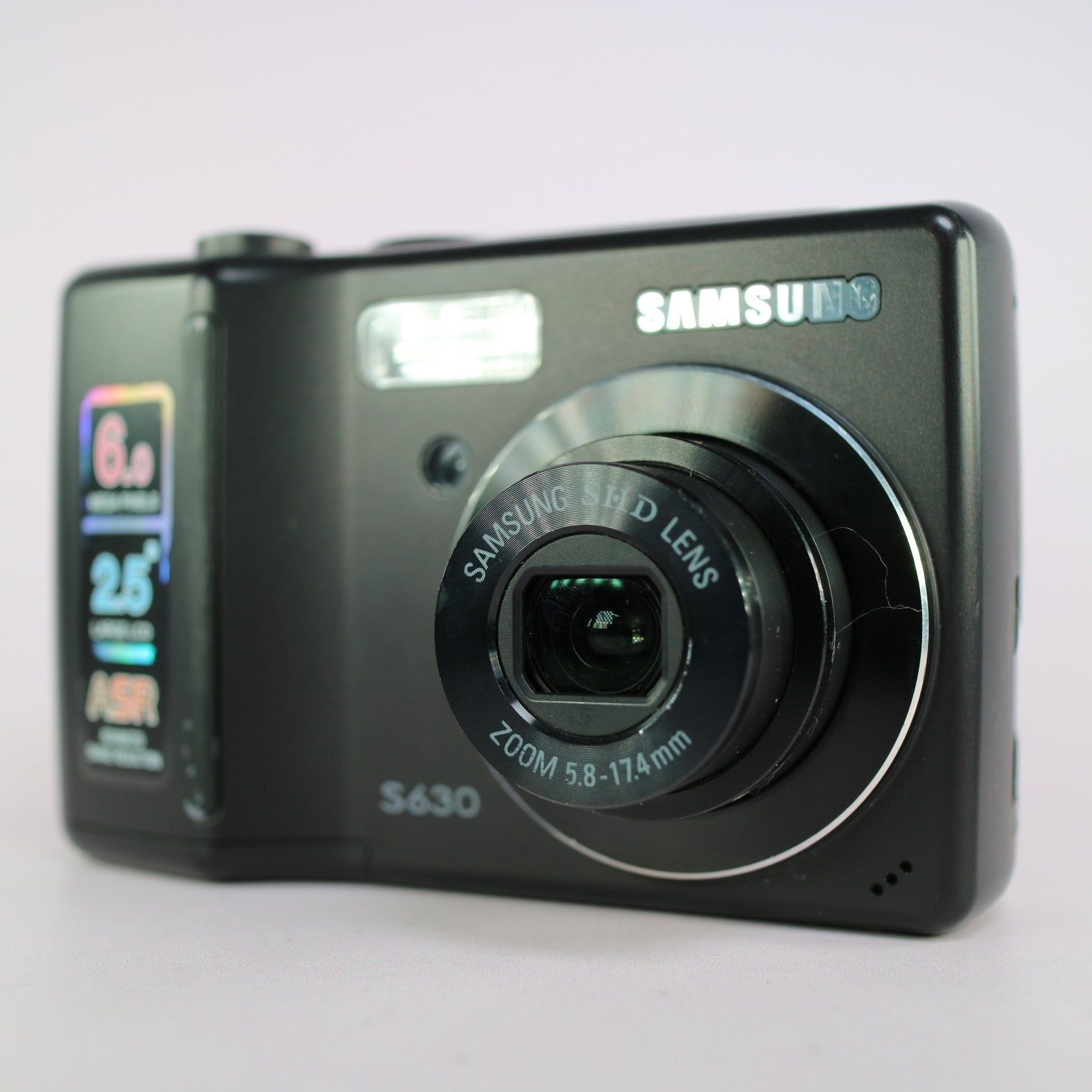 Samsung Digimax S630 6.0MP Compact Digital Camera Black Tested