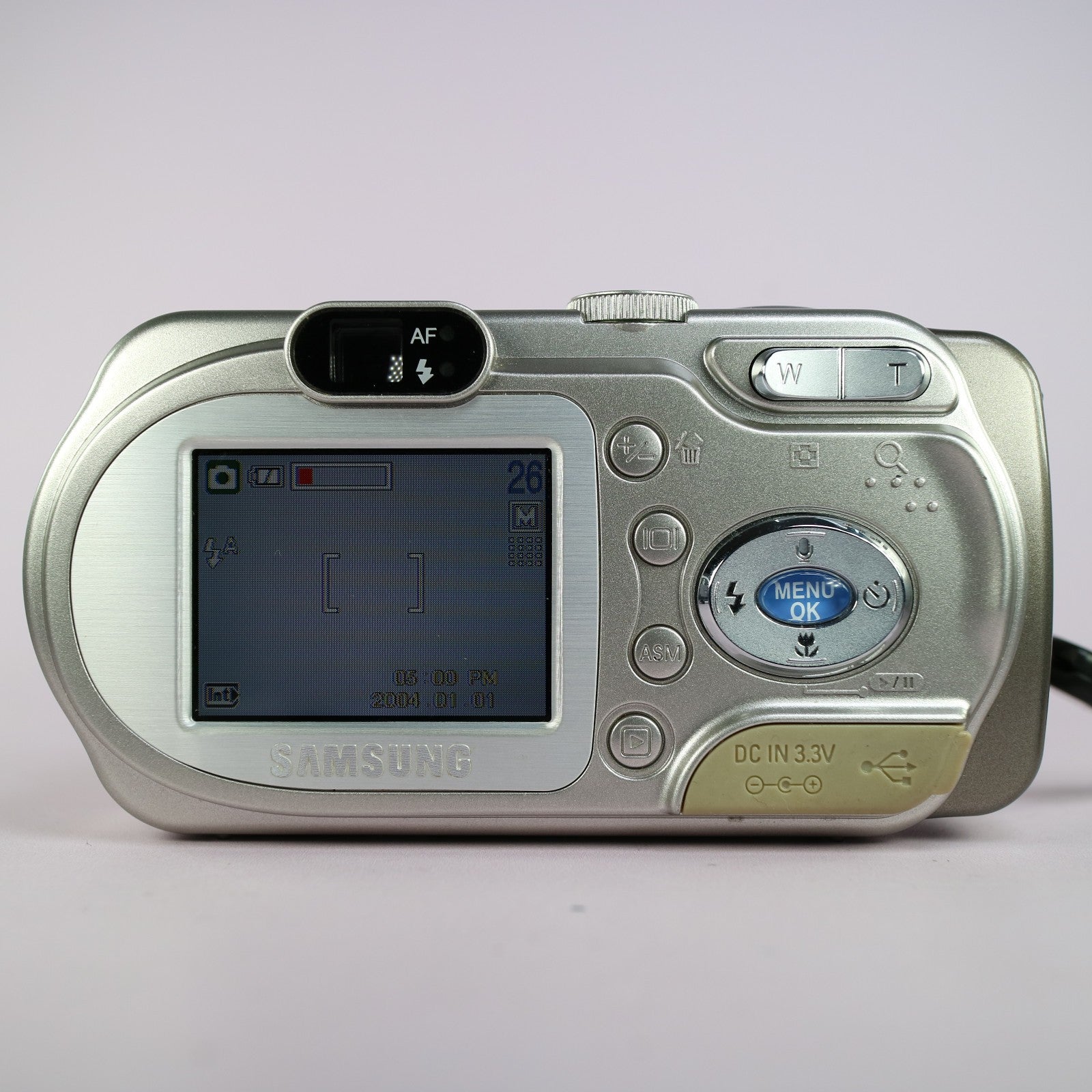 Samsung Digimax A6 6.0MP Compact Digital Camera Silver Tested