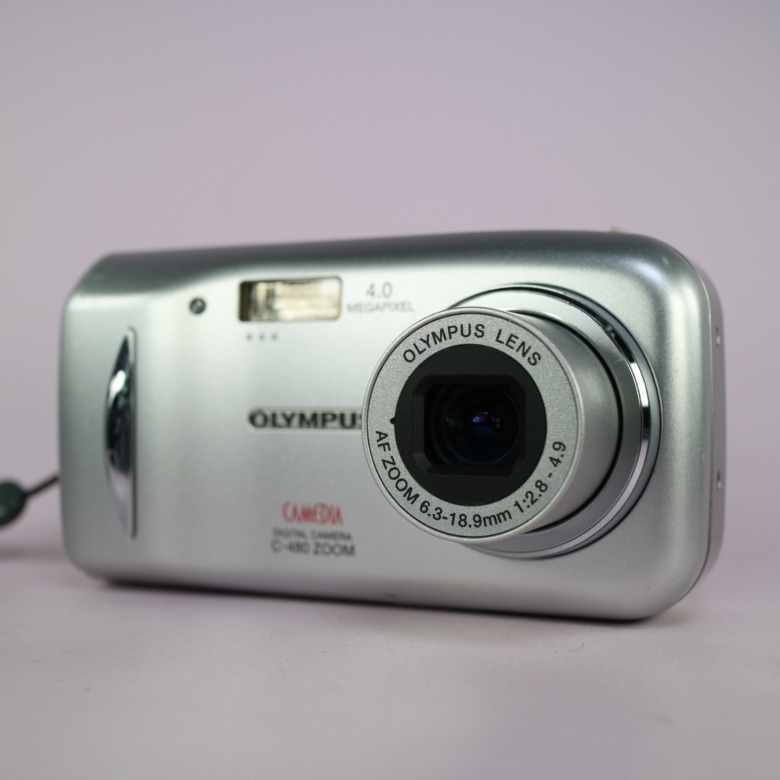 Olympus Digital Camera Camedia C-480 Zoom 4.0MP Silver Tested