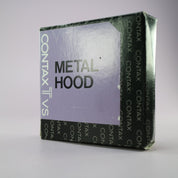 Contax TVS Metal Lens Hood Silver Circular Screw-In