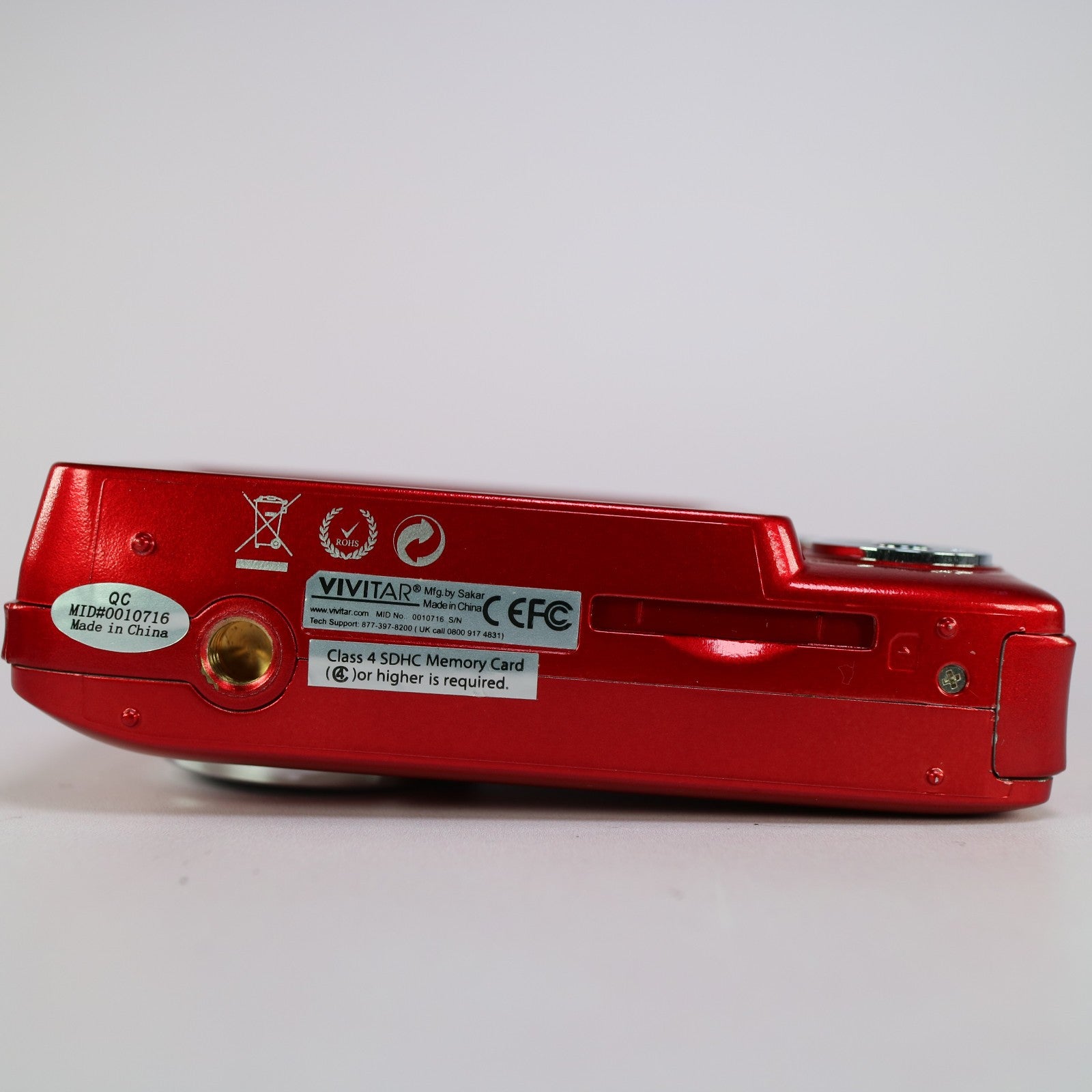 Vivitar Digital Camera Vivicam E128 18.1MP Red Tested