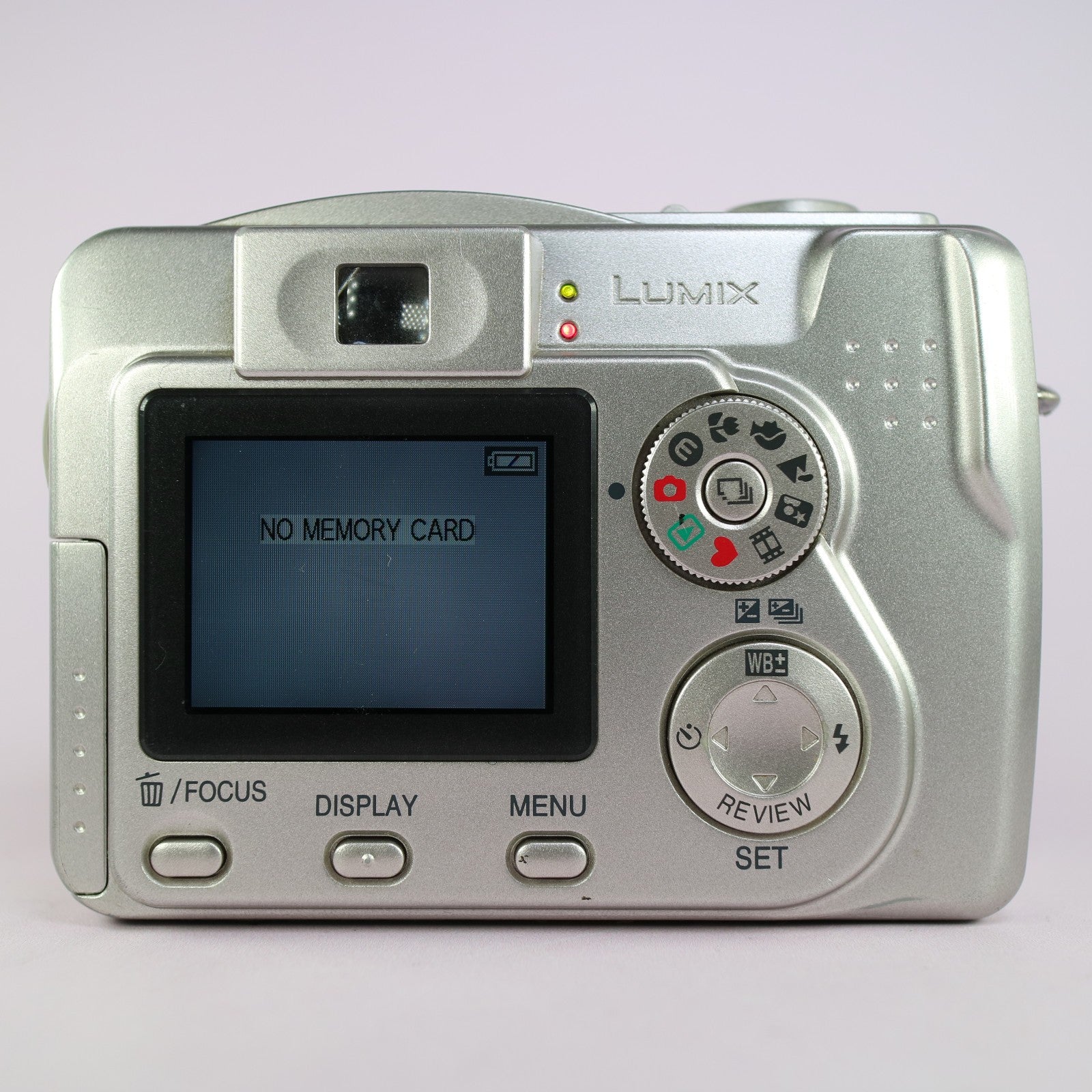 Panasonic Digital Camera Lumix DMC-LC70 4.0MP Silver Tested