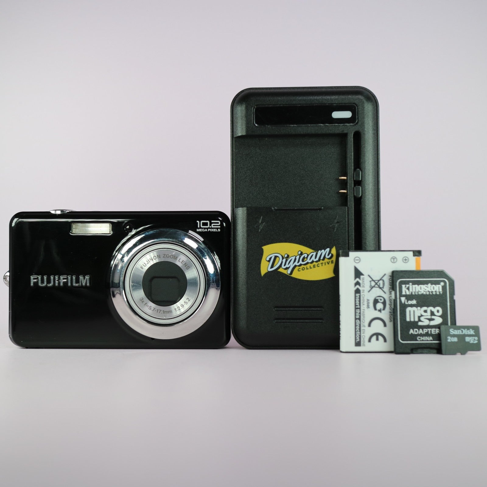 Fujifilm Digital Camera FinePix J28 10.2MP Black Tested Full Working Set