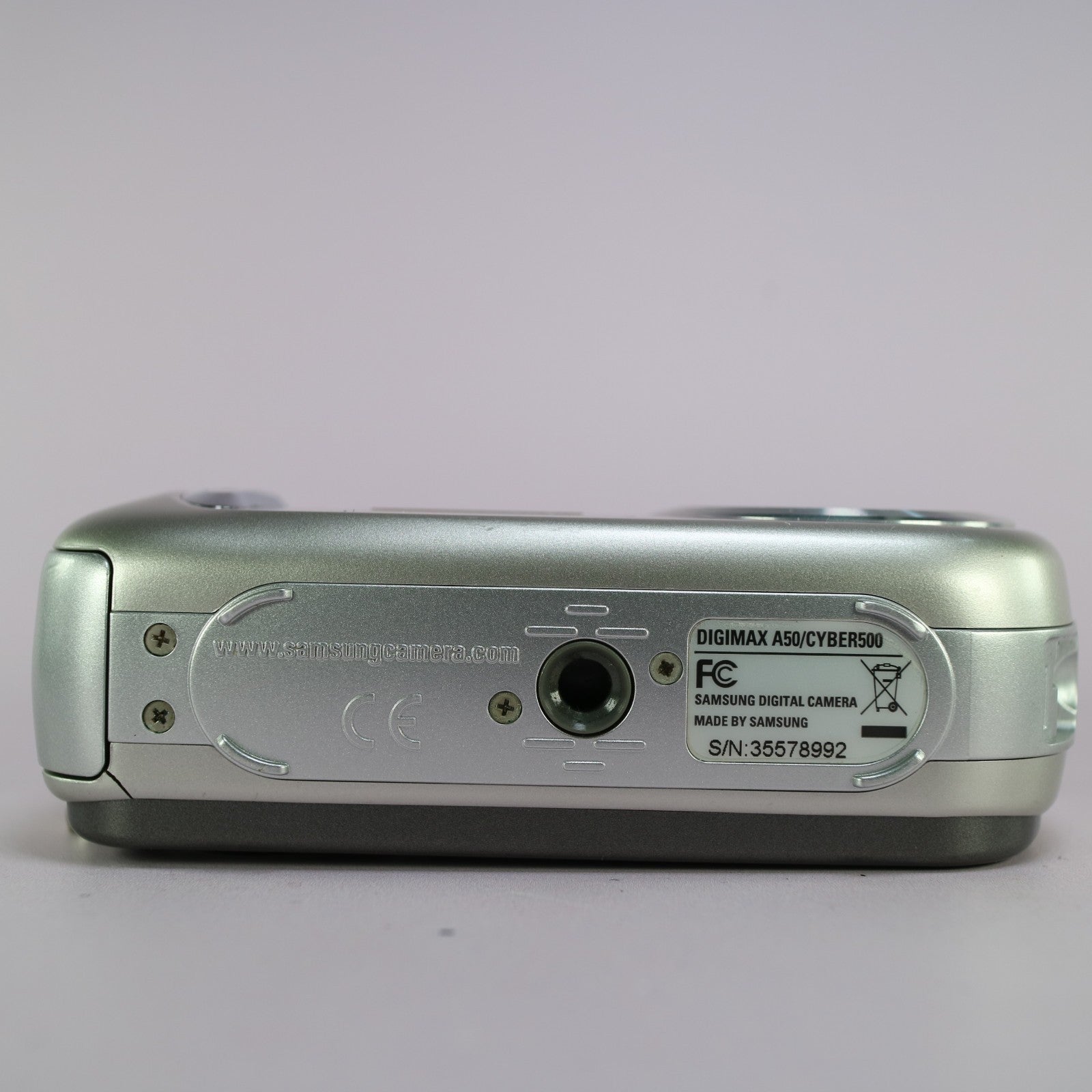 Samsung Digital Camera Digimax A50 5.0MP Silver Tested