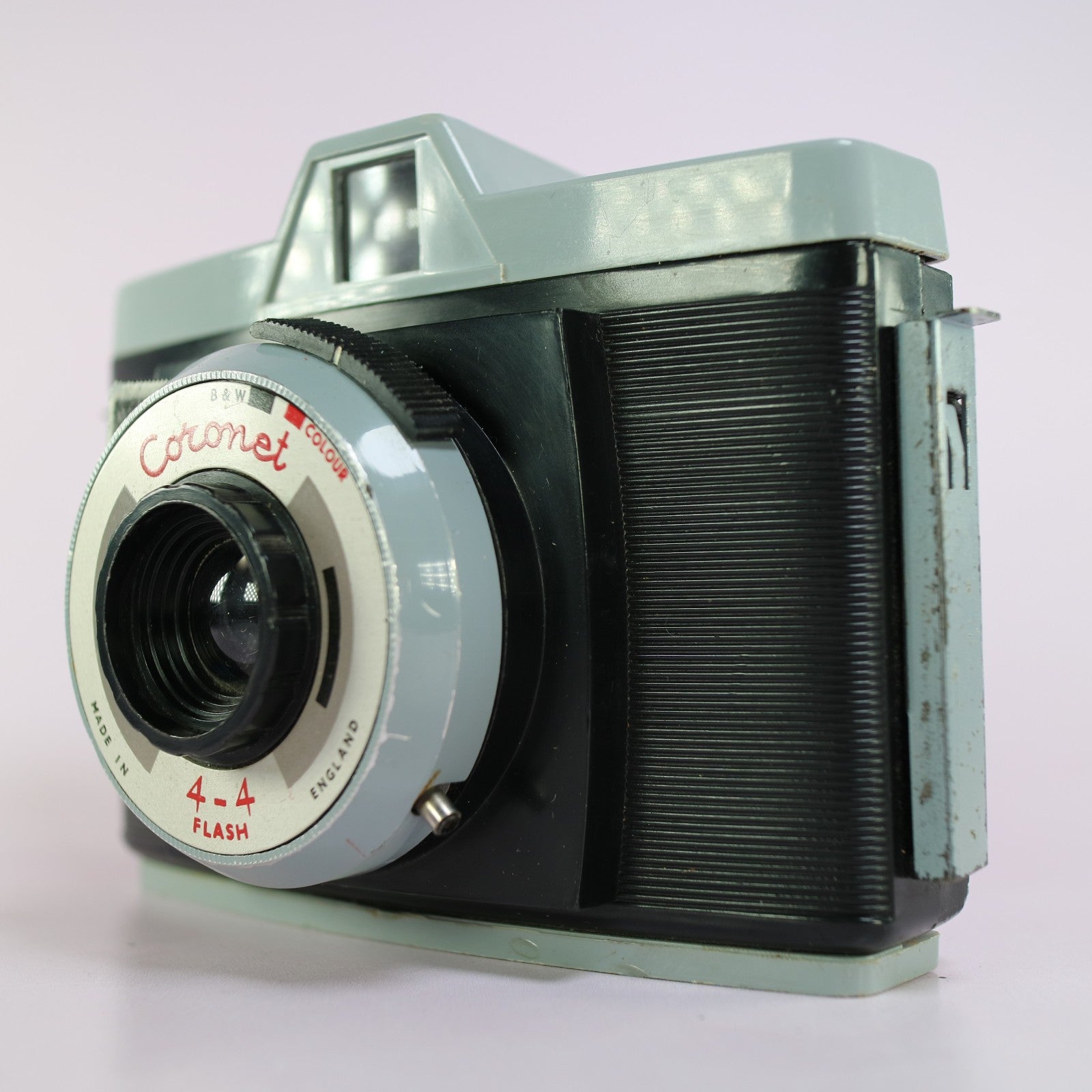 Coronet 4-4 Flash 127mm Film Point and Shoot Camera Black Tested