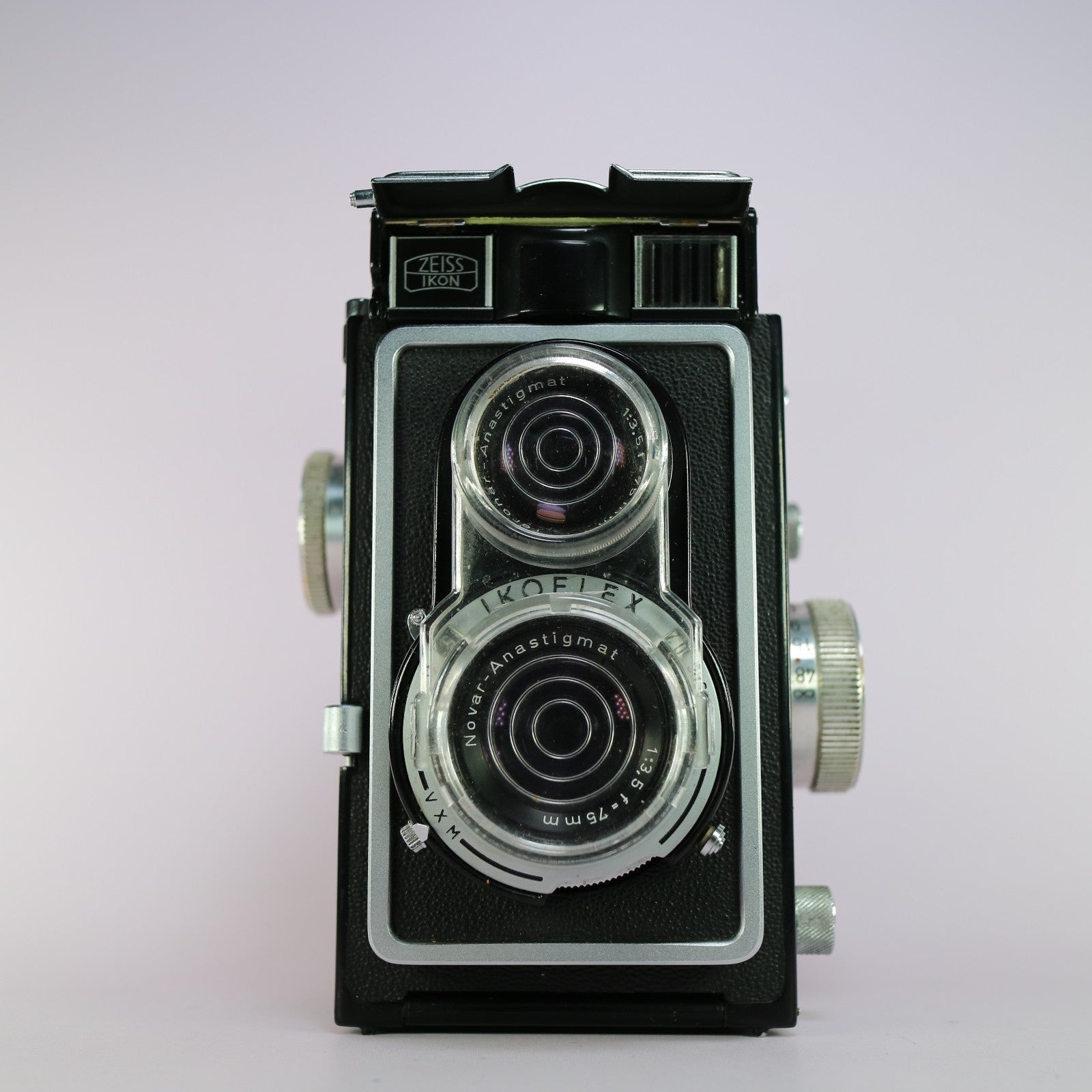 Zeiss Ikon Ikoflex 1C Medium Format Twin Lens Reflex TLR Camera Black Tested