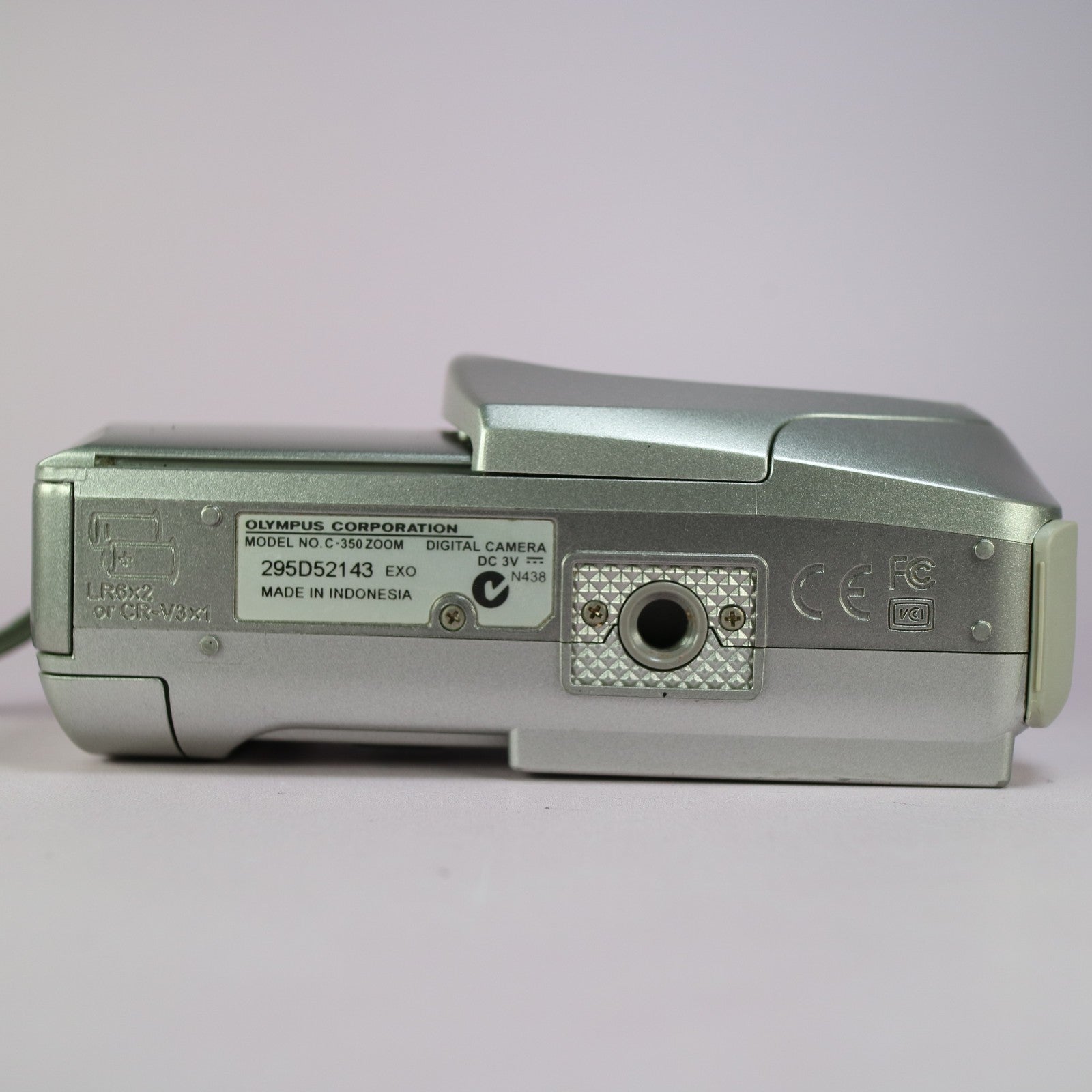 Olympus Digital Camera Camedia C-350 Zoom 3.2MP Silver Tested