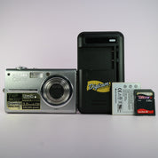Pentax Optio T20 7.1MP Compact Touchscreen Digital Camera Silver Tested
