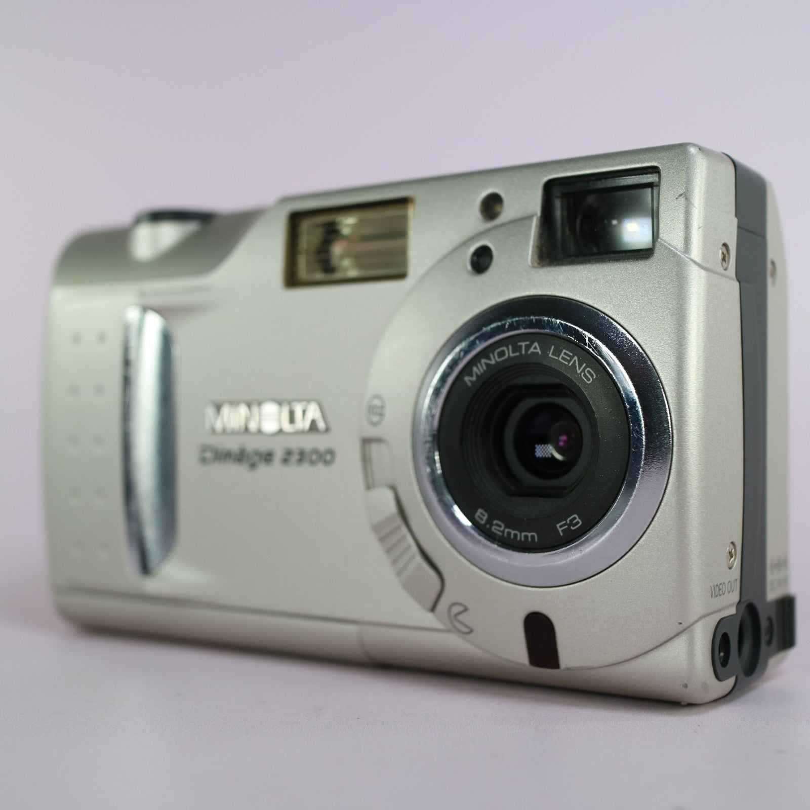Minolta Dimage 2300 2.1MP Compact Digital Camera Silver Tested