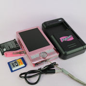 Hitachi Digital Camera HDC-1087EP 10.0MP Pink Tested Full Working Set