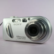 Sony Digital Camera Cybershot DSC-P8 3.2MP Silver Tested