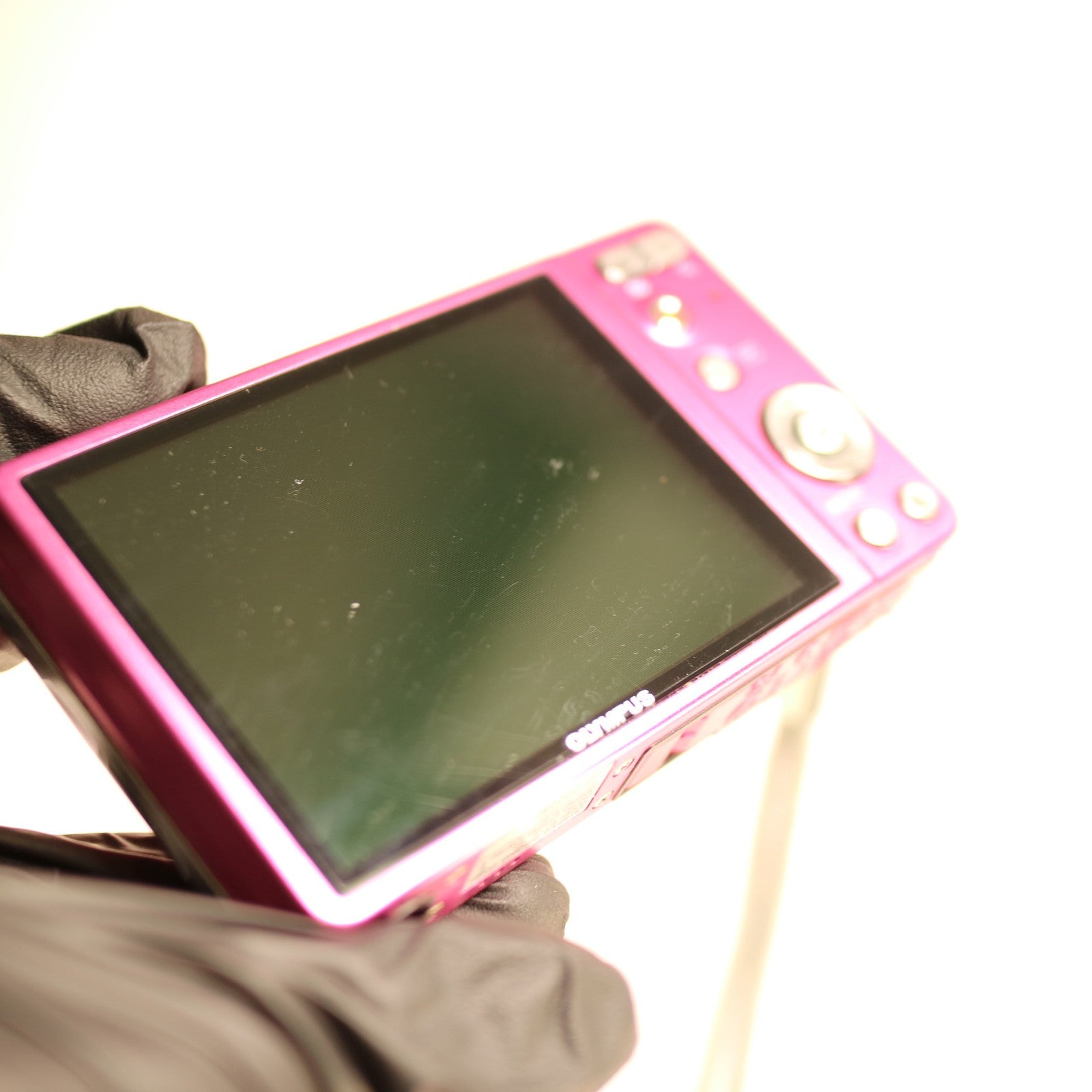 Olympus Digital Camera VG-130 14.0MP Pink Tested Full Working Set