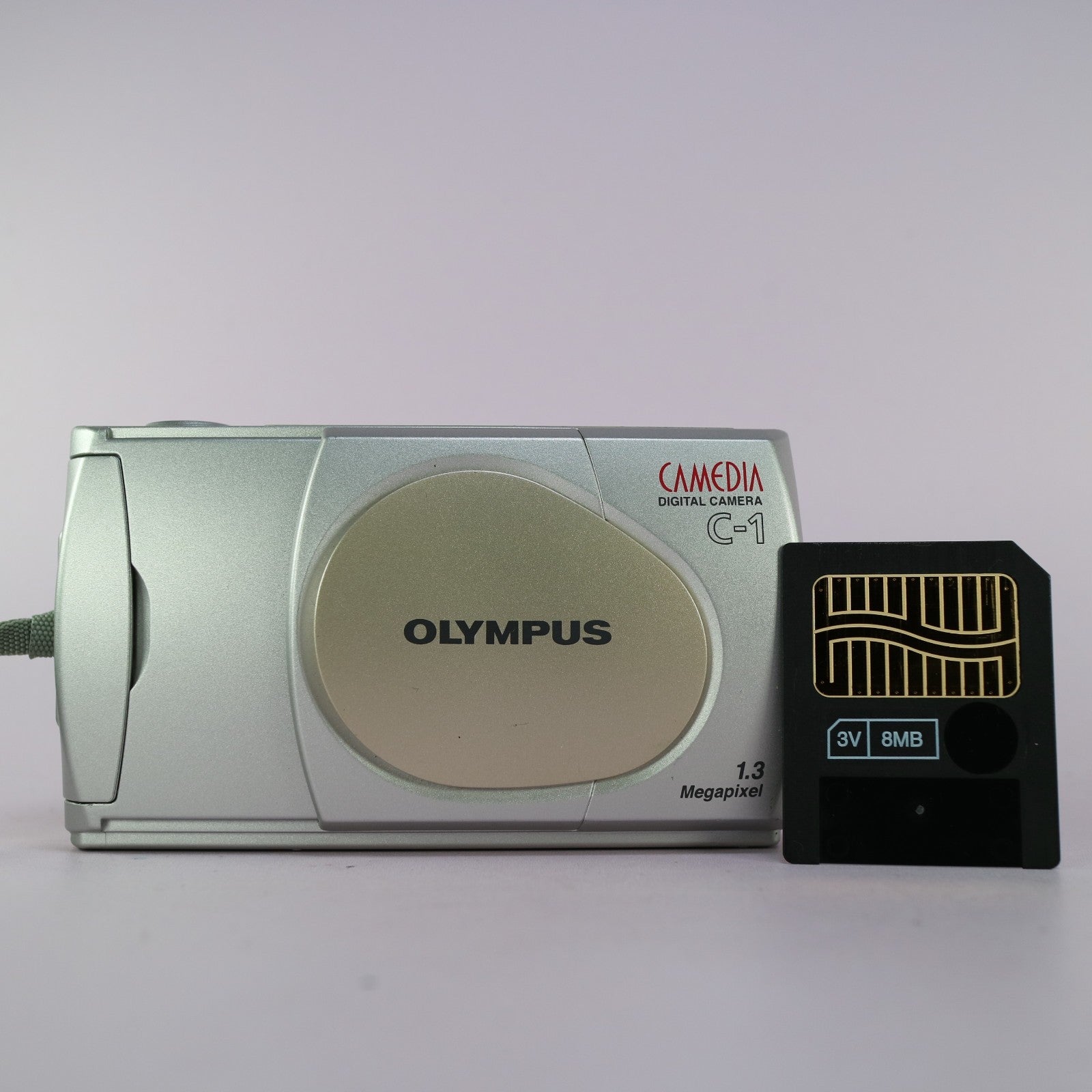 Olympus Digital Camera Camedia C-1 1.3MP Silver Tested With Smartmedia Card