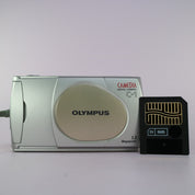 Olympus Digital Camera Camedia C-1 1.3MP Silver Tested With Smartmedia Card