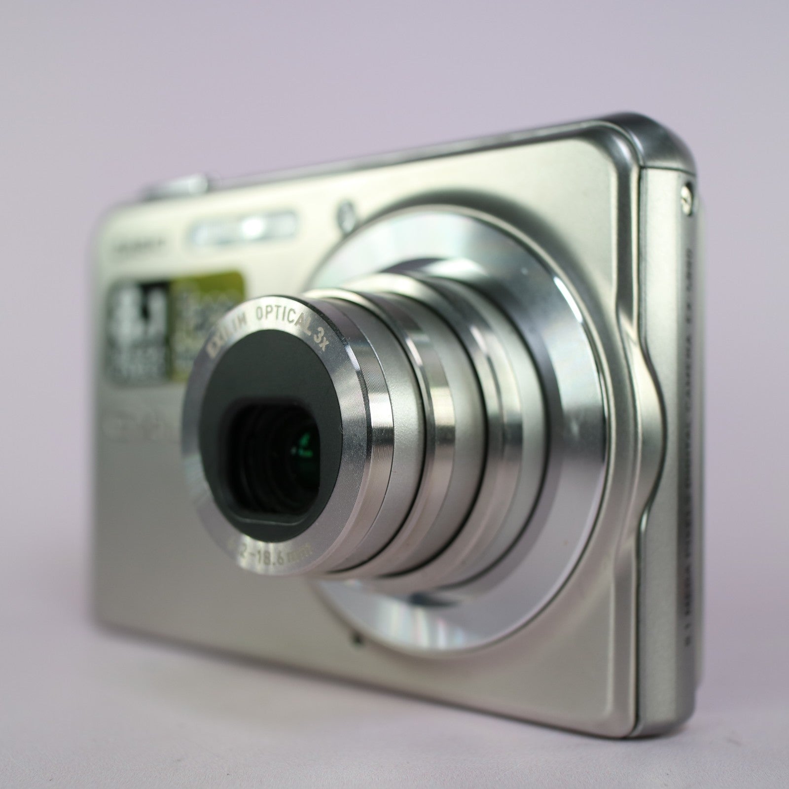 Casio Digital Camera Exilim EX-S880 8.1MP Silver Tested Full Working Set