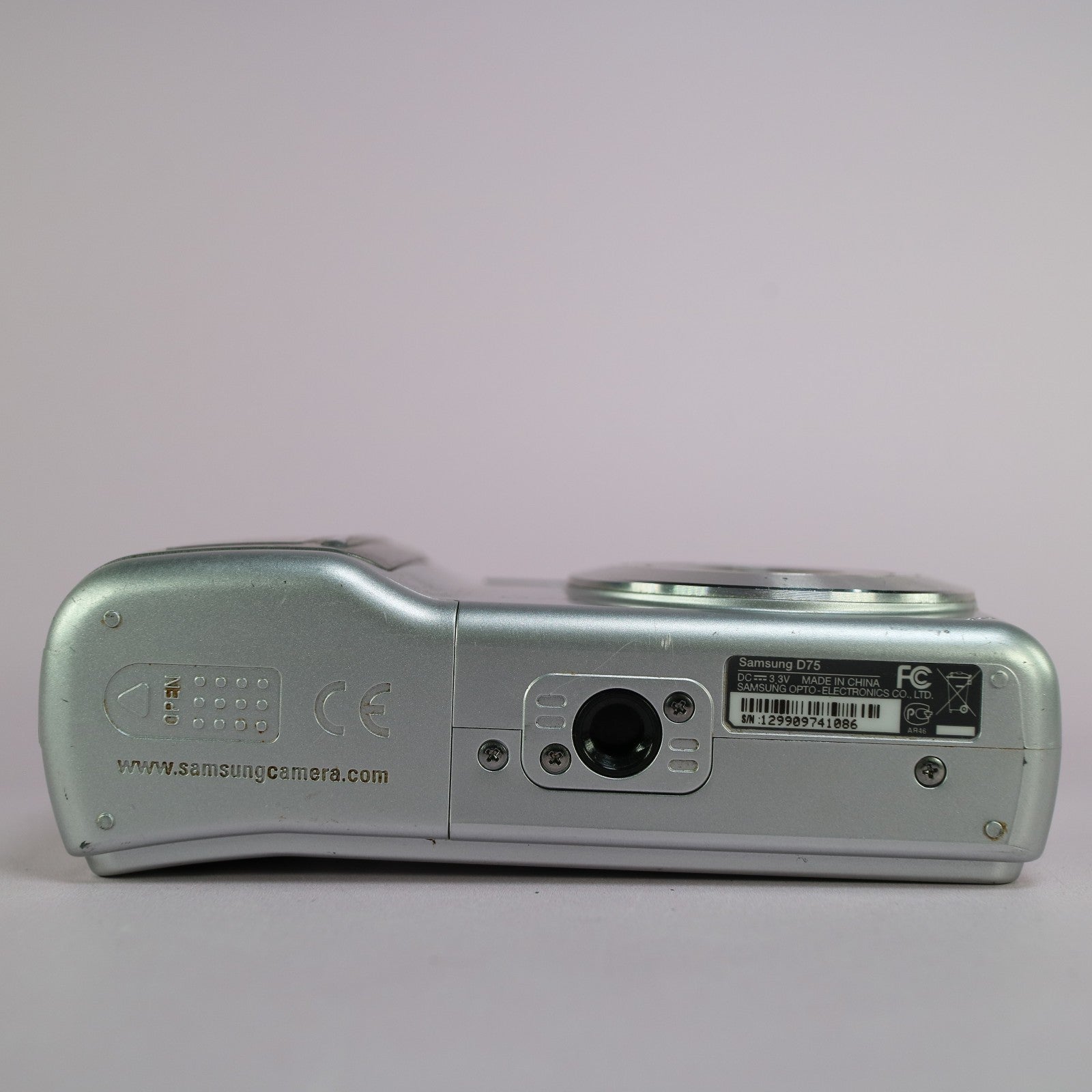 Samsung Digimax D75 7.2MP Compact Digital Camera Silver Tested