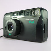 Canon Sure Shot Max 35mm Film Point and Shoot Camera Black Tested