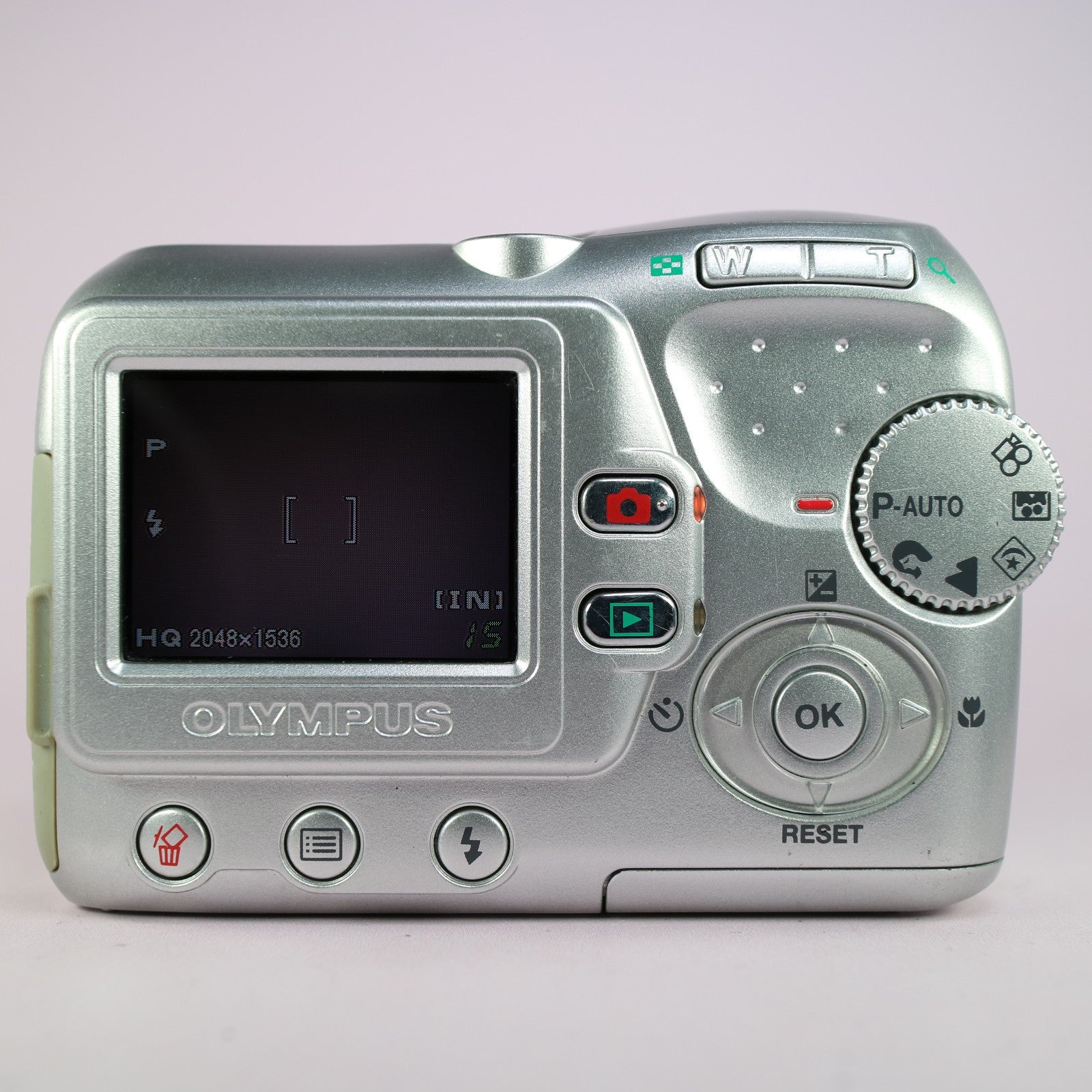 Olympus Digital Camera Camedia D-535 Zoom 3.2MP Silver Tested With xD Card