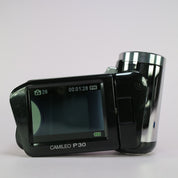 Toshiba Camileo P30 Compact Handheld HD Video Camcorder Black Tested Full Set
