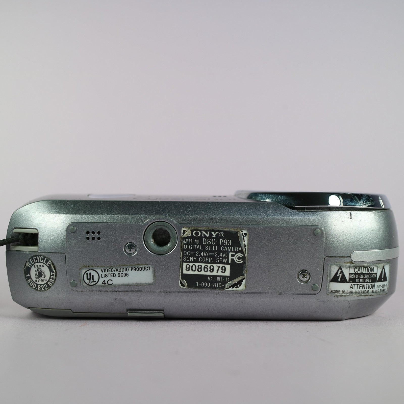 Sony Digital Camera Cybershot DSC-P93 5.1MP Silver Tested