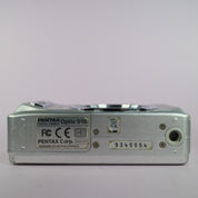 Pentax Optio S55 5.0MP Compact Digital Camera Silver Tested