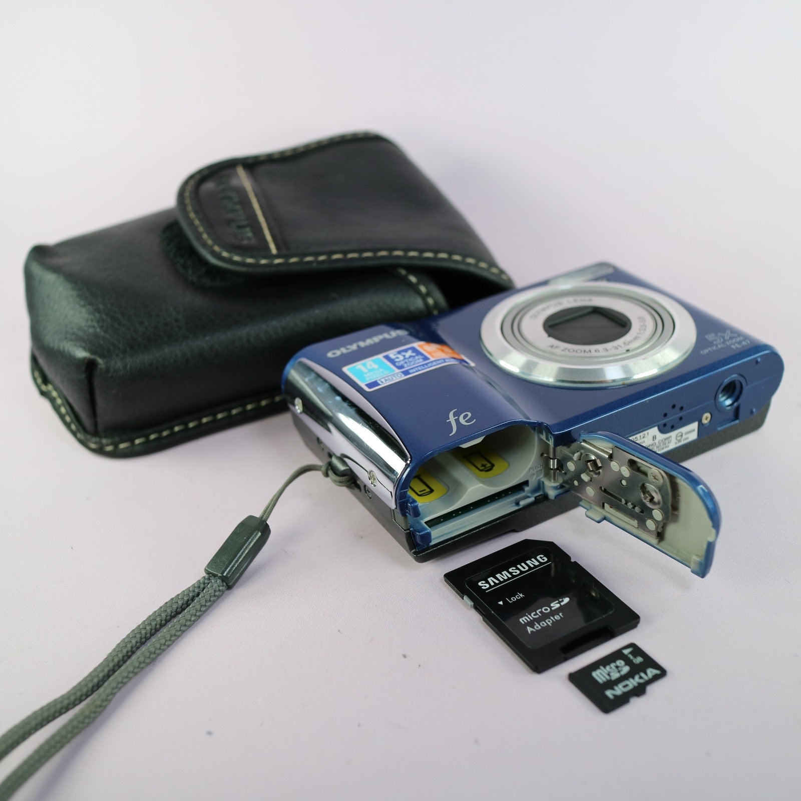 Olympus Digital Camera FE-47 14.0MP Blue Tested