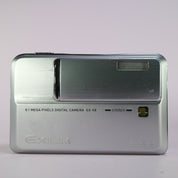 Casio Digital Camera Exilim EX-V8 8.1MP Silver Tested Full Working Set