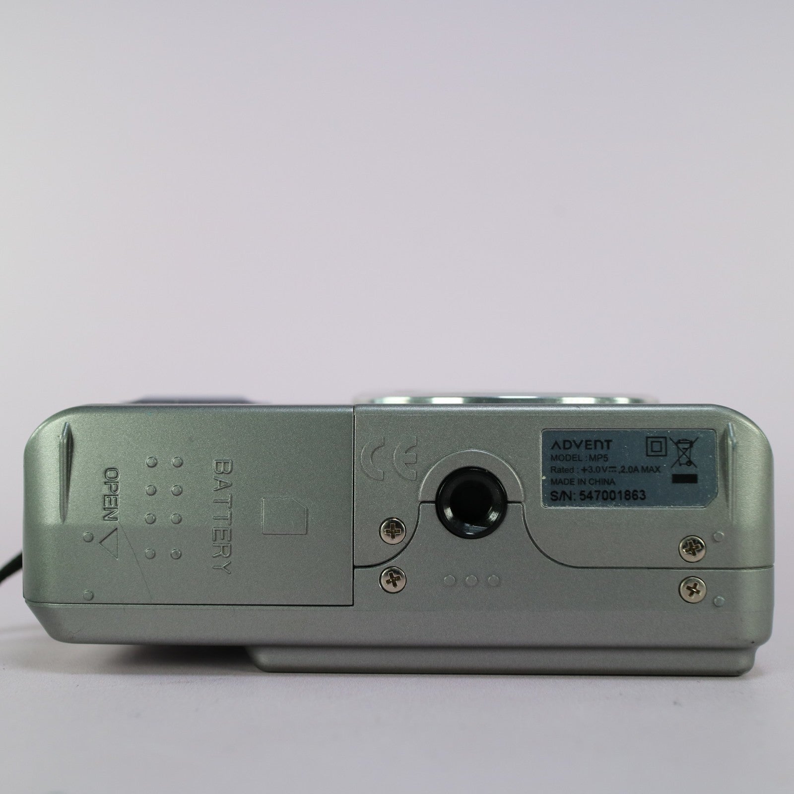 Advent MP5 5.0MP Compact Digital Camera Silver Tested