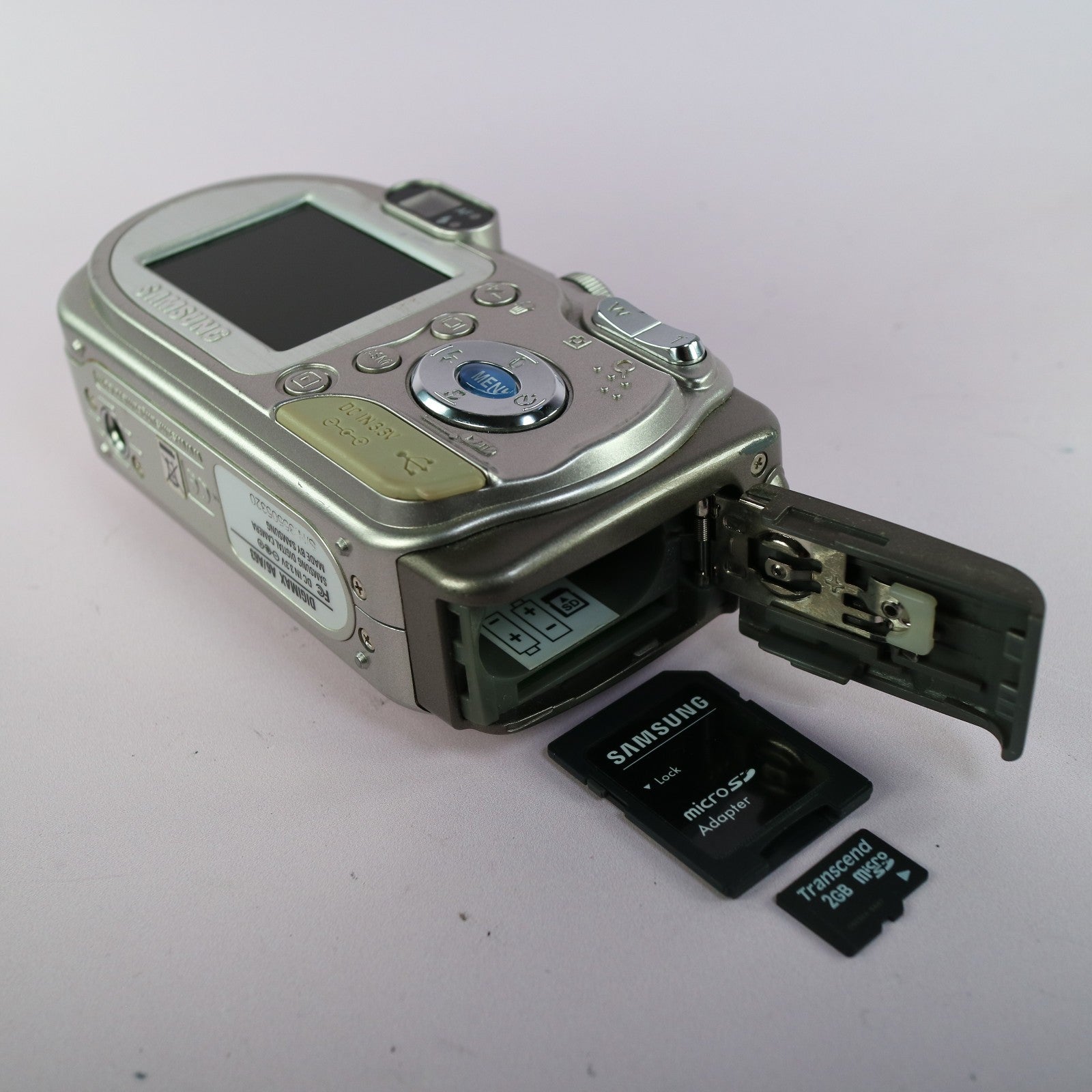 Samsung Digimax A6 6.0MP Compact Digital Camera Silver Tested