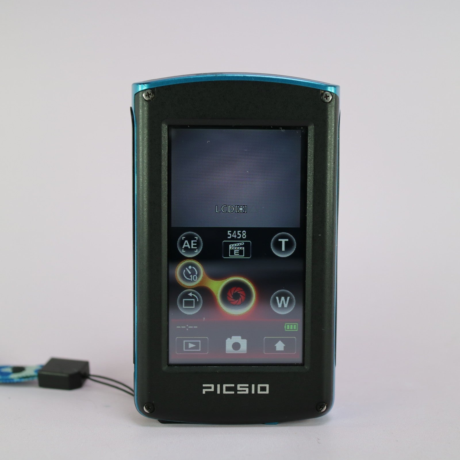 JVC Picsio GC-WP10AE Handheld High Definition Underwater Camcorder Blue Tested