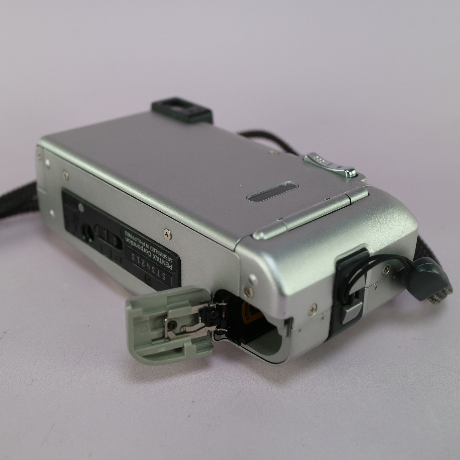 Pentax Espio 24EW (Extra Wide) 35mm Film Point and Shoot Camera Silver Tested