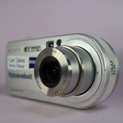 Sony Cybershot DSC-P100 5.1 MP Digital Camera Silver Tested W/ Battery + Charger