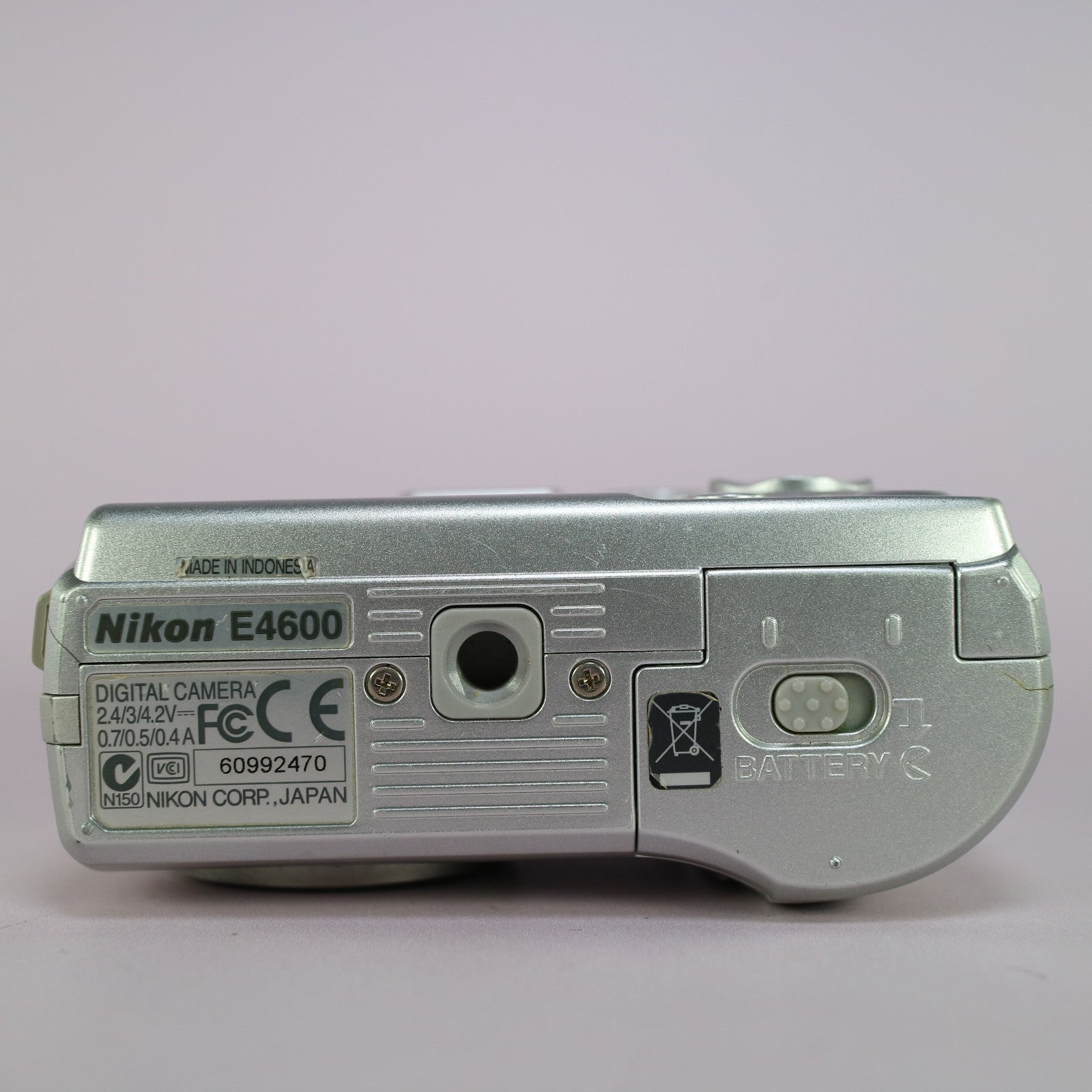 Nikon Digital Camera Coolpix 4600 4.0MP Silver Tested