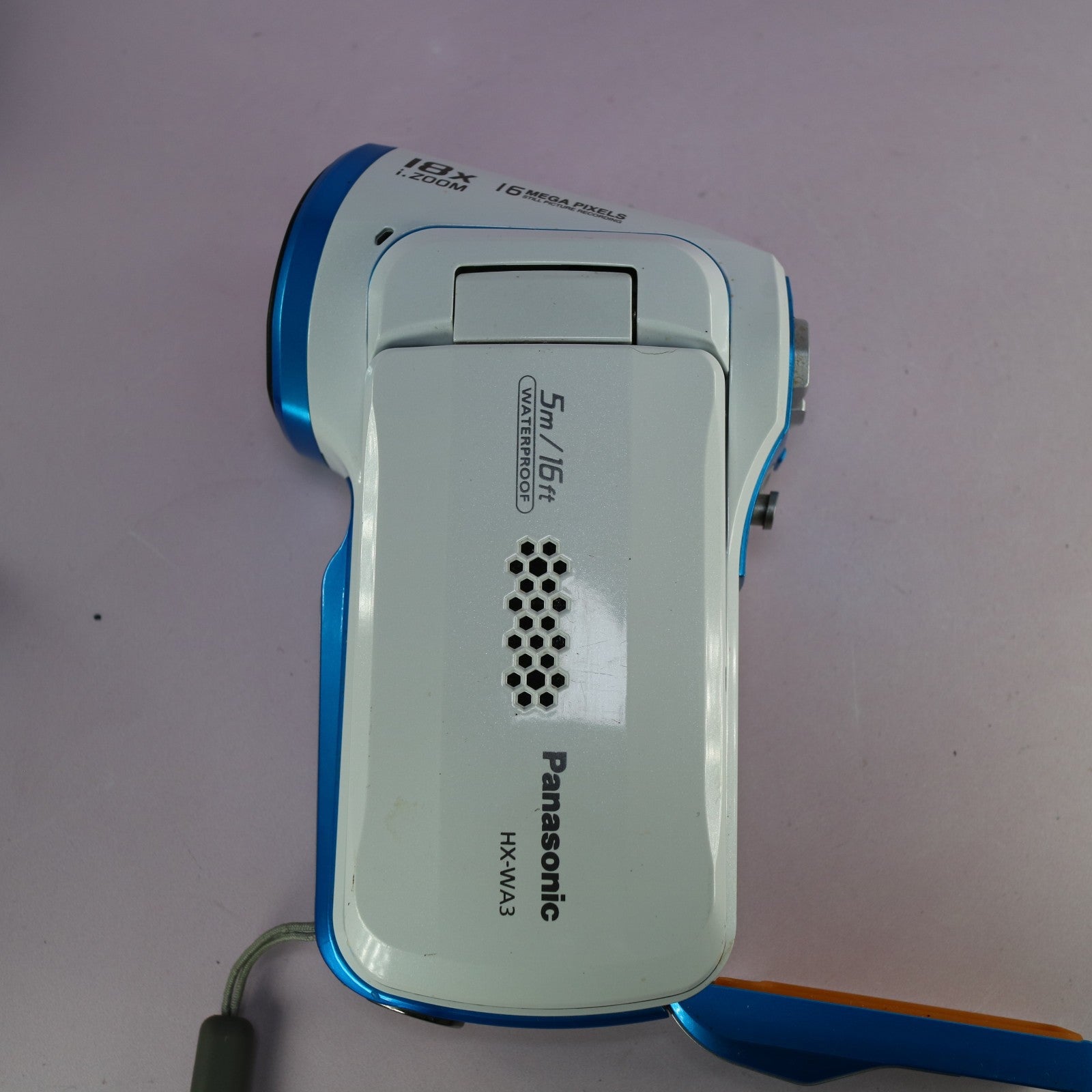 Panasonic HX-WA3 14.3MP Underwater Digital Video Recorder White Tested Full Set