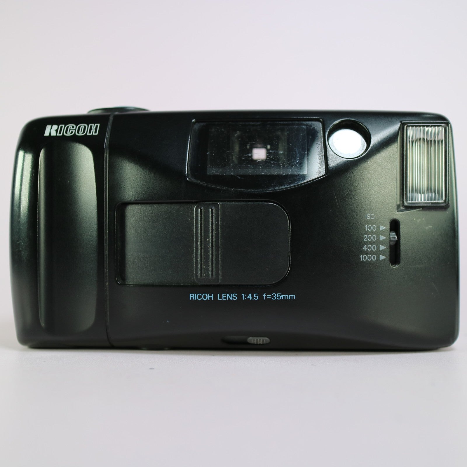 Ricoh L-20 Date 35mm Film Point and Shoot Camera Black Tested