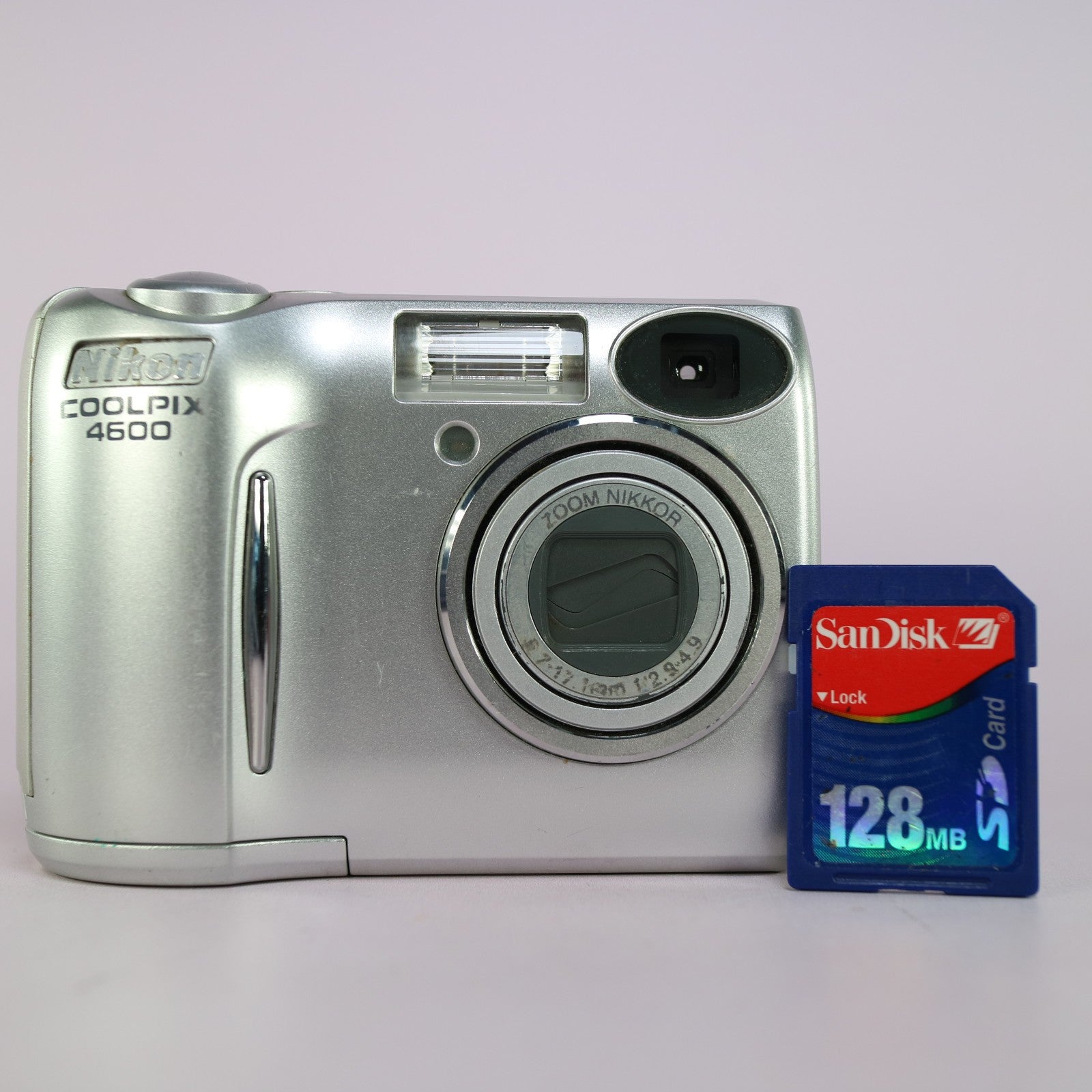 Nikon Digital Camera Coolpix 4600 4.0MP Silver Tested