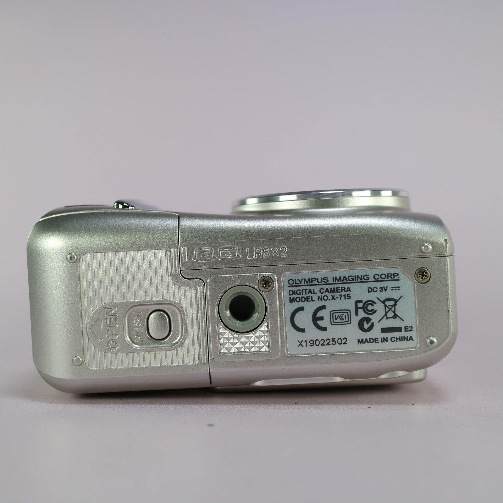 Olympus Digital Camera X-715 5.0MP Silver Tested