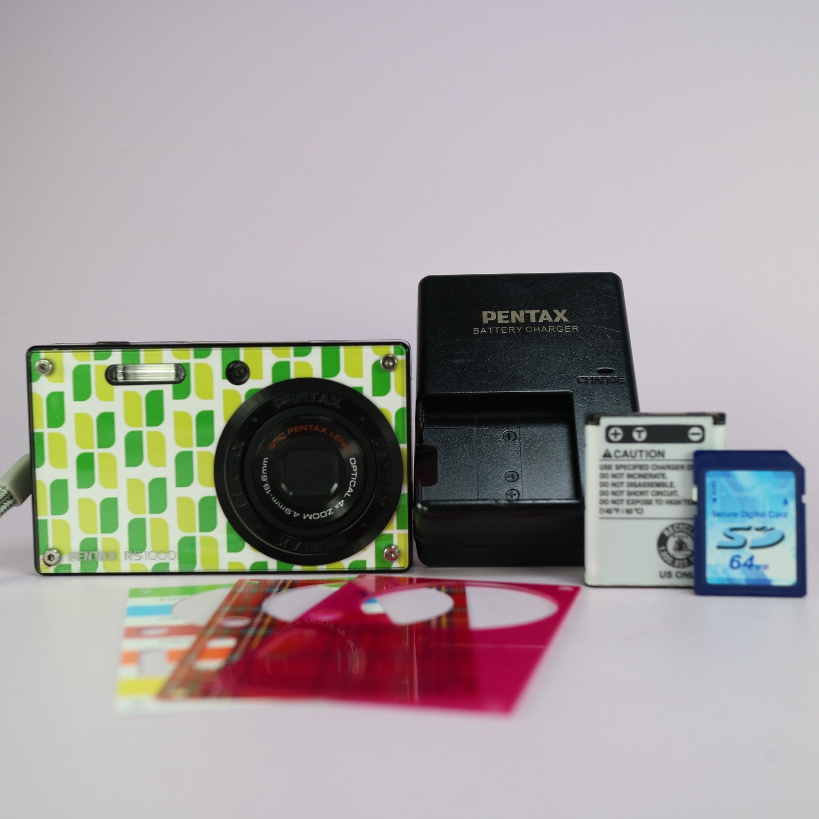 Pentax Customisable Digital Camera Optio RS1000 14.1MP Multicoloured Tested