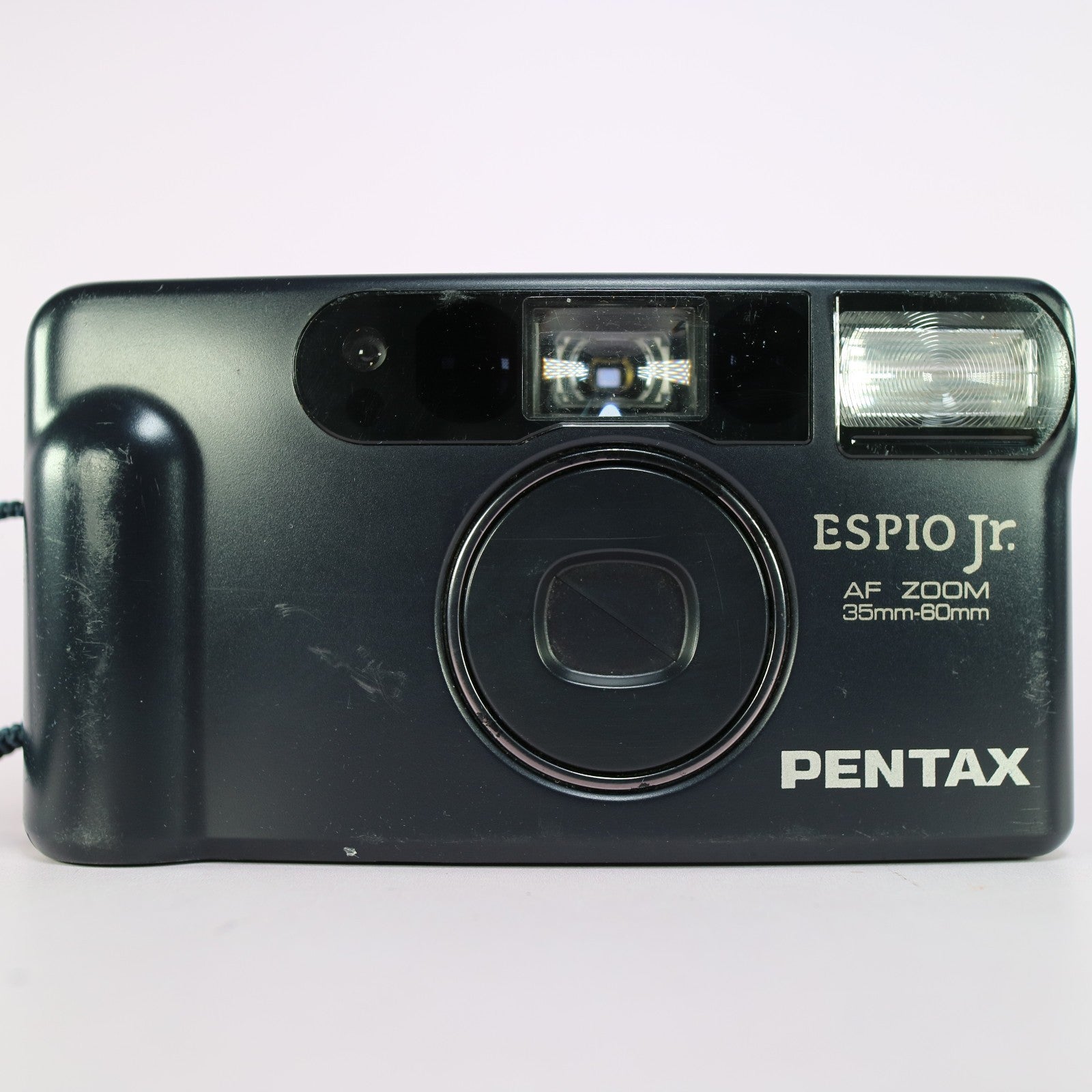Pentax Espio Jr. 35mm Film Point and Shoot Camera Black Tested