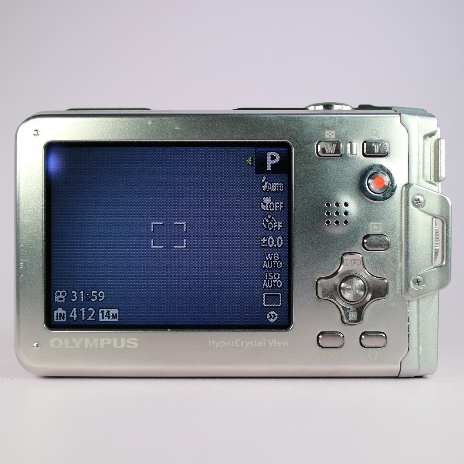 Olympus Digital Camera Mju Tough 8010 14.0MP Blue Tested Full Working Set