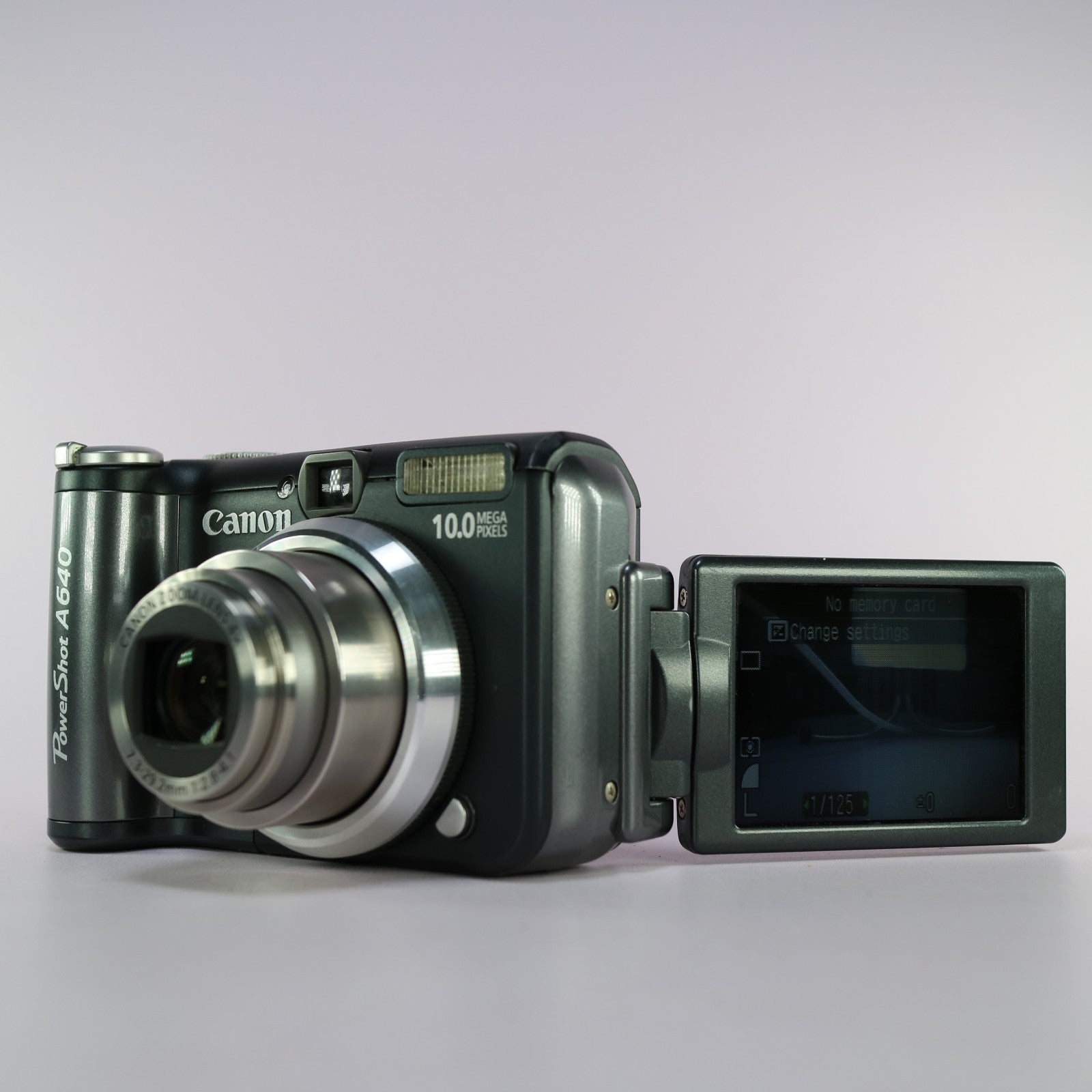 Canon Digital Camera PowerShot A640 10.0MP Flip Screen Black Tested