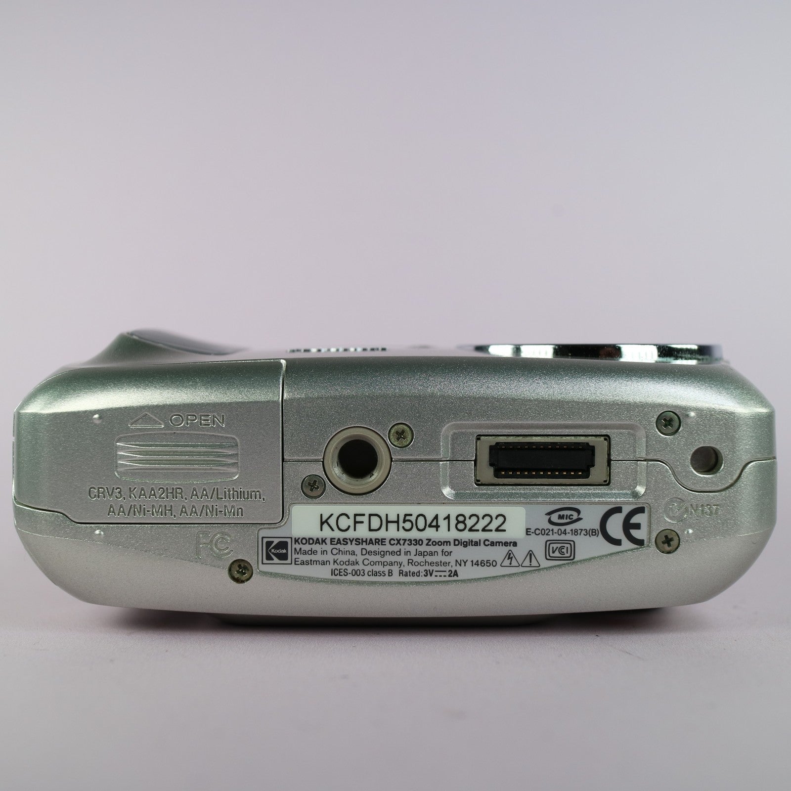 Kodak Digital Camera EasyShare CX7330 3.1MP Silver Tested
